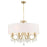 Crystorama Othello 8 Light Vibrant Gold Chandelier