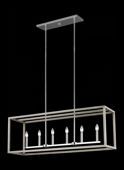 Moffet Street Six Light Island Pendant | 6634506EN-872