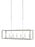 Moffet Street Long Seven Light Island Pendant | 6634507EN-872