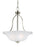Generation Lighting Emmons traditional 3-light LED indoor dimmable ceiling pendant hanging chandelier pendant light in b