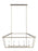 Dianna Five Light Medium Linear Chandelier | 6692605-848