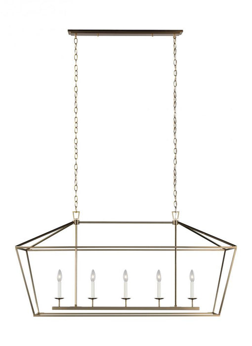 Dianna Five Light Medium Linear Chandelier | 6692605-848