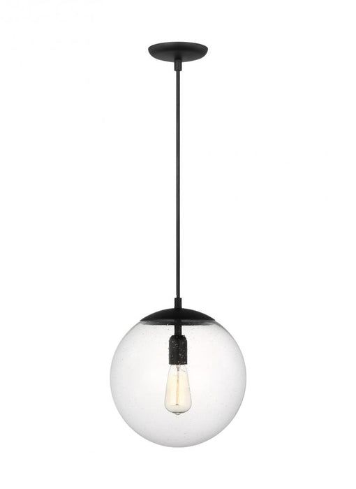 Visual Comfort & Co. Studio Collection Large One Light Pendant with Clear Seeded Glass