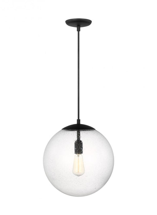 Visual Comfort & Co. Studio Collection Extra Large One Light Pendant with Clear Seeded Glass