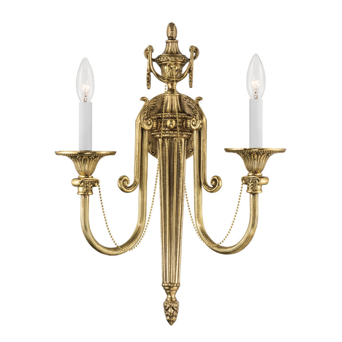 Langley 15'' Olde Brass Sconce | 7002-OB