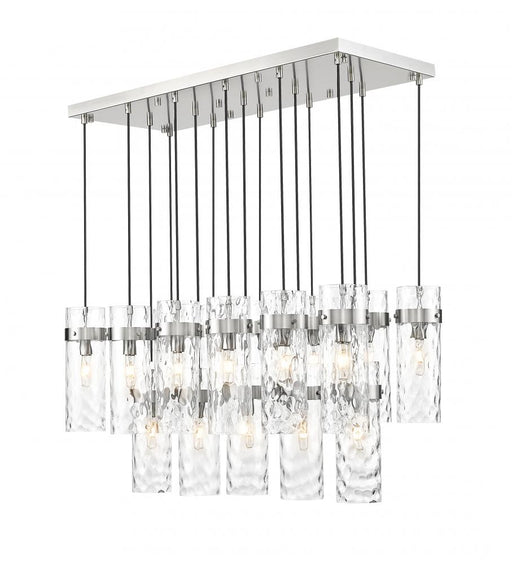 17 Light Linear Chandelier | 7002P5-17L-BN