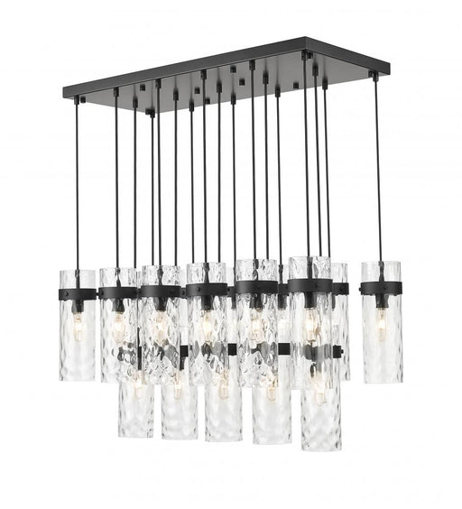 17 Light Linear Chandelier | 7002P5-17L-MB