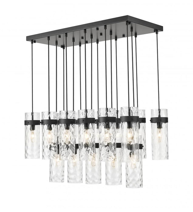 17 Light Linear Chandelier | 7002P5-17L-MB