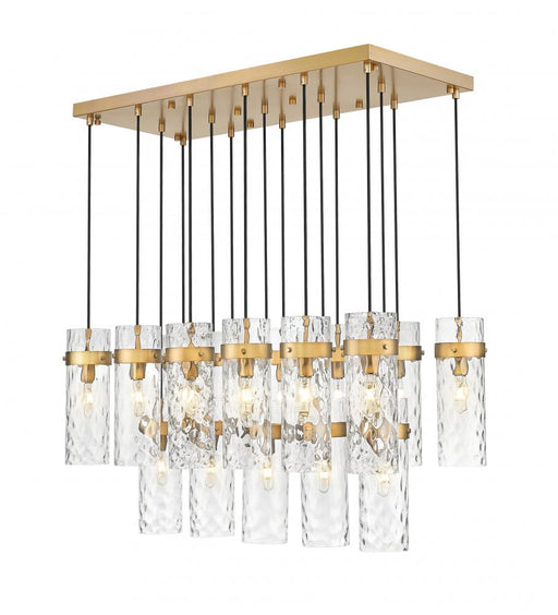 17 Light Linear Chandelier | 7002P5-17L-RB