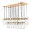 23 Light Linear Chandelier | 7002P5-23L-RB