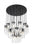 27 Light Chandelier | 7002P5-27R-MB