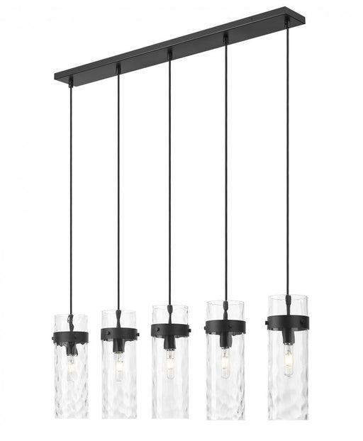 5 Light Linear Chandelier | 7002P5-5L-MB