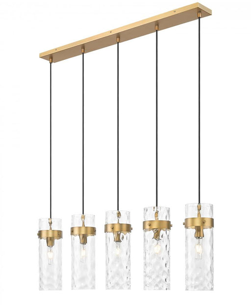 5 Light Linear Chandelier | 7002P5-5L-RB