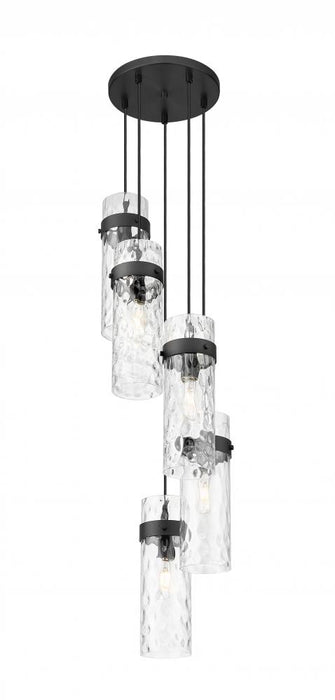 5 Light Chandelier | 7002P5-5R-MB