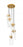 5 Light Chandelier | 7002P5-5R-RB