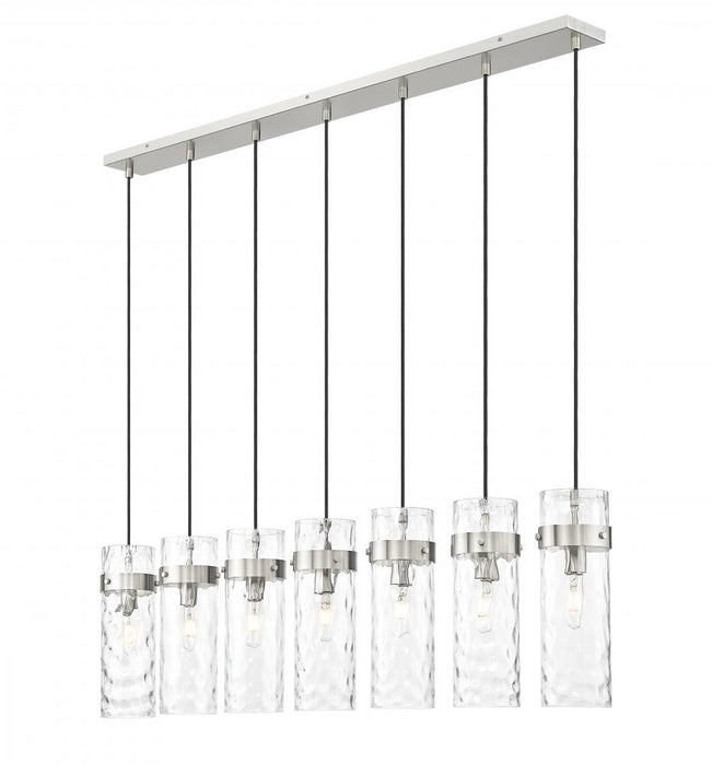 7 Light Linear Chandelier | 7002P5-7L-BN