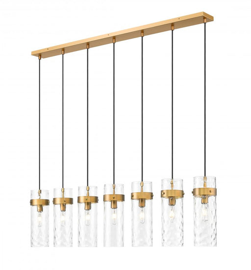 7 Light Linear Chandelier | 7002P5-7L-RB