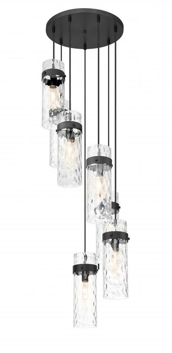 7 Light Chandelier | 7002P5-7R-MB