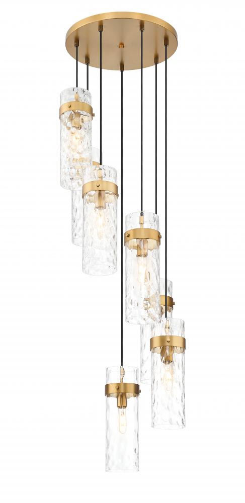 7 Light Chandelier | 7002P5-7R-RB