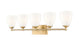 5 Light Vanity | 7004-5V-MGLD