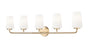 5 Light Vanity | 7005-5V-MGLD