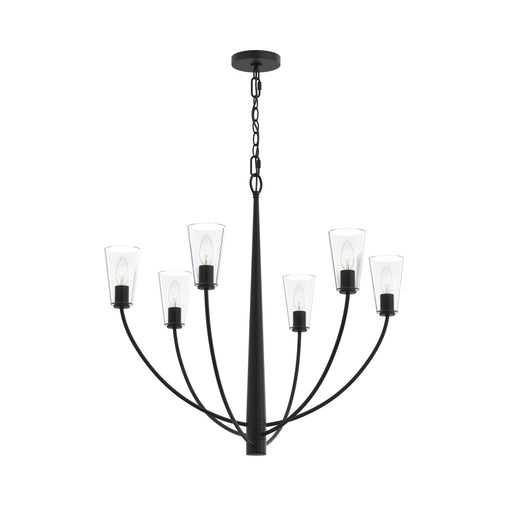 Jheni Six-light Chandelier With Clear Glass Shades | P400454-31M