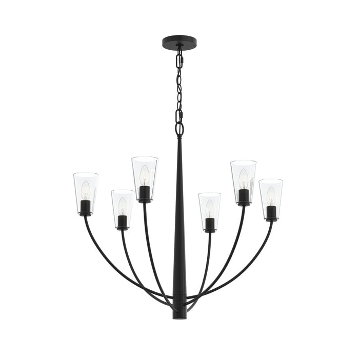 Jheni Six-light Chandelier With Clear Glass Shades | P400454-31M