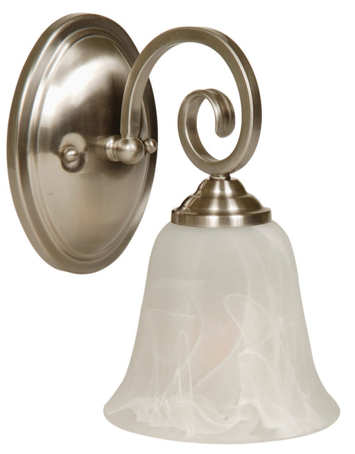 Craftmade Cecilia 1 Light Wall Sconce in Brushed Polished Nickel