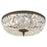 Crystorama Crystorama 3 Light Spectra Crystal English Bronze Flush Mount