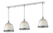 3 Light Linear Chandelier | 719P13-3CH