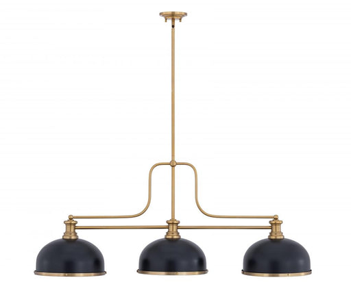 3 Light Billiard | 725-3HBR-D12MB+HBR