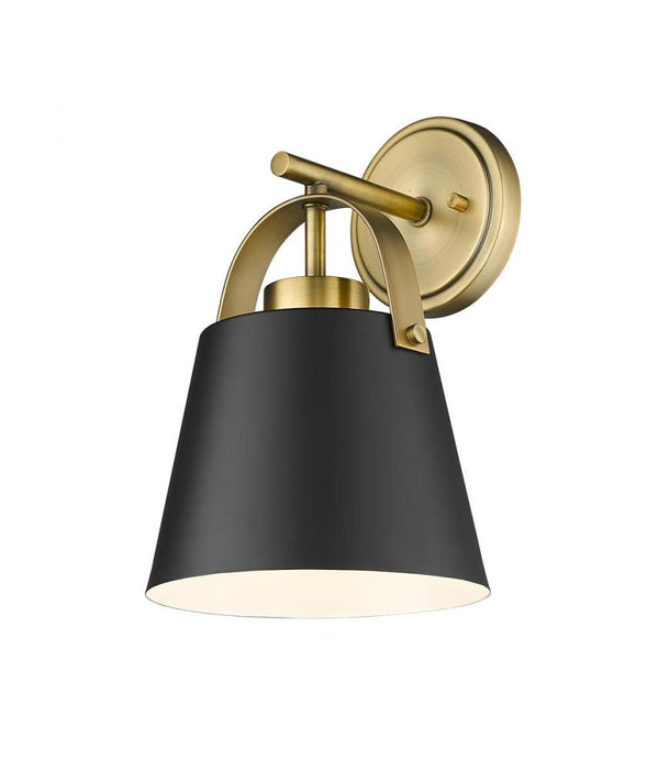 1 Light Wall Sconce | 726-1S-MB+HBR