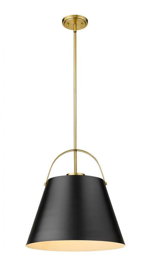 1 Light Pendant | 726P18-MB+HBR