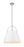1 Light Pendant | 726P18-MW+BN