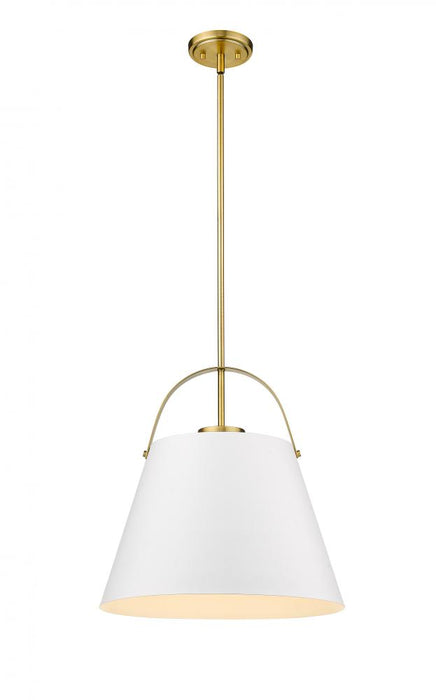 1 Light Pendant | 726P18-MW+HBR