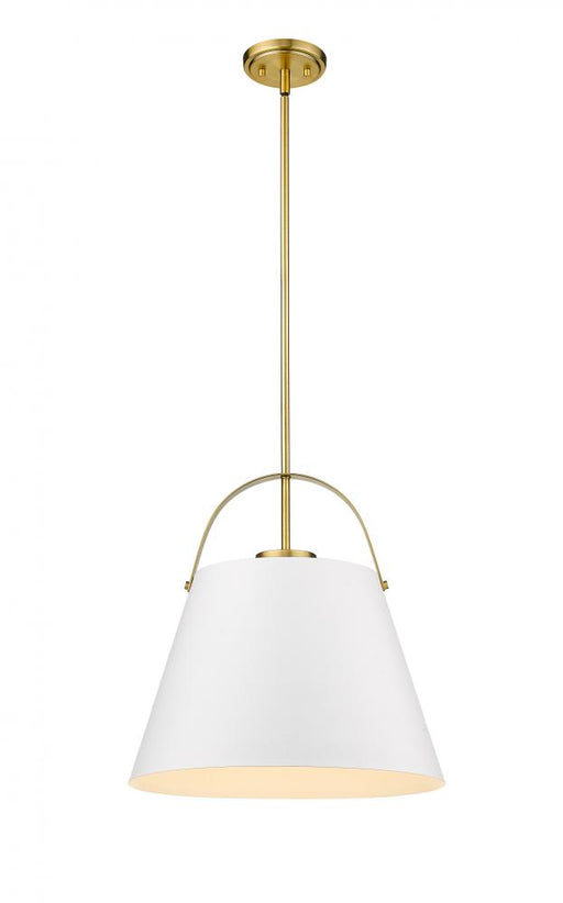 1 Light Pendant | 726P18-MW+HBR