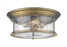 3 Light Flush Mount | 727F16-HBR