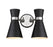 2 Light Wall Sconce | 728-2S-MB-BN