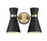 2 Light Wall Sconce | 728-2S-MB-HBR