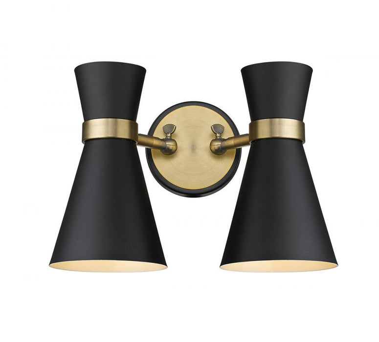 2 Light Wall Sconce | 728-2S-MB-HBR