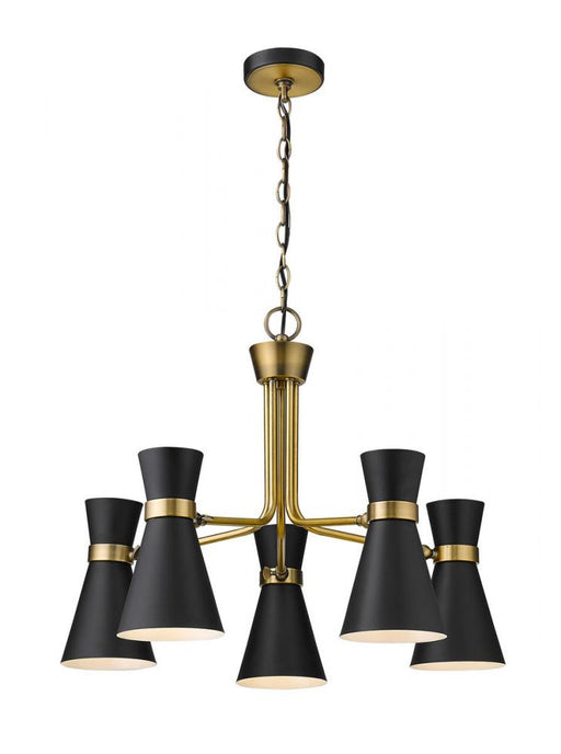 5 Light Chandelier | 728-5MB-HBR