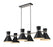 6 Light Linear Chandelier | 728-6L-MB-BN