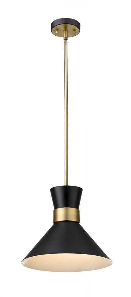 1 Light Pendant | 728P13-MB-HBR