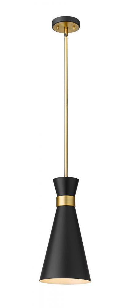 1 Light Pendant | 728P8-MB-HBR