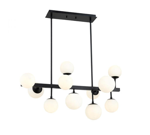 11 Light Linear Chandelier | 730-11L-MB