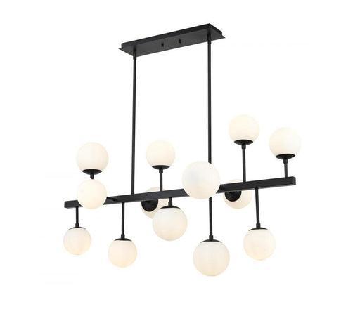 13 Light Linear Chandelier | 730-13L-MB