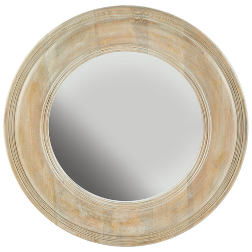 Capital White Washed Wooden Mirror