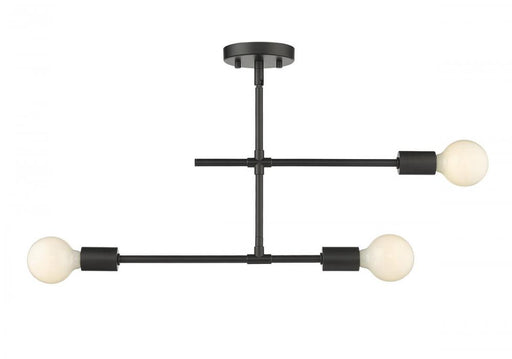 3 Light Semi Flush Mount | 731-3SF-MB