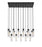 17 Light Linear Chandelier | 740P-17L-MB