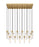 17 Light Linear Chandelier | 740P-17L-RB